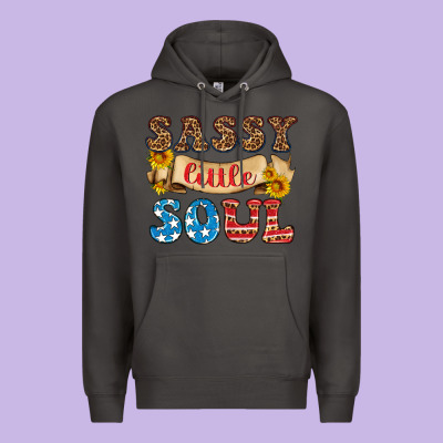 Sassy Little Soul Premium Hoodie Designed By Hra Design Shop