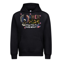 Black american woman Urban Hoodie - CowhideDigitalArt