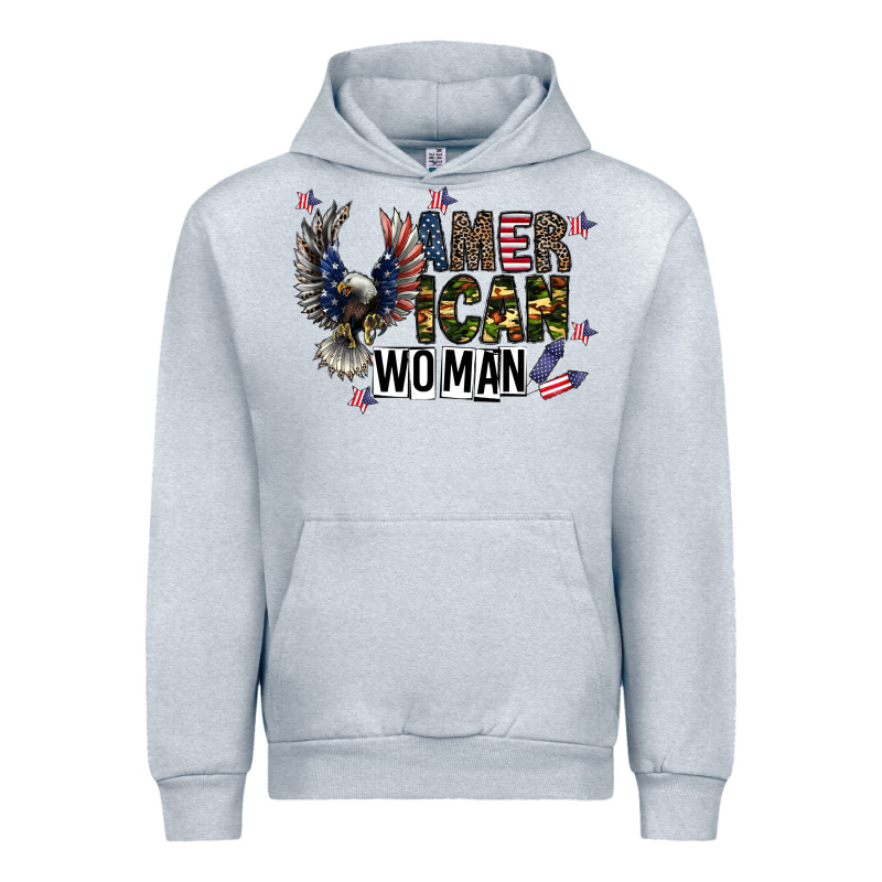 American Woman Urban Hoodie by CowhideDigitalArt | Teevron