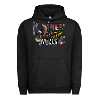 Pigment Black american woman Urban Hoodie - CowhideDigitalArt
