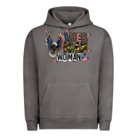 Pigment Tornado american woman Urban Hoodie - CowhideDigitalArt
