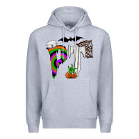 Heather Grey pt Premium Hoodie - CowhideDigitalArt
