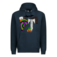 Navy pt Premium Hoodie - CowhideDigitalArt
