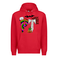 Red pt Premium Hoodie - CowhideDigitalArt