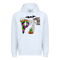 White pt Premium Hoodie - CowhideDigitalArt