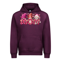 Mauve Wine Mom Gnomes Urban Hoodie - RacoonDesign