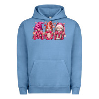 Pigment Pebble Blue Mom Gnomes Urban Hoodie - RacoonDesign