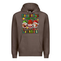 Coffee christmas with my gnomies Premium Hoodie - FaDigitalArtStudio