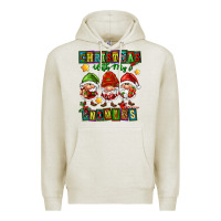 Oatmeal Heather christmas with my gnomies Premium Hoodie - FaDigitalArtStudio