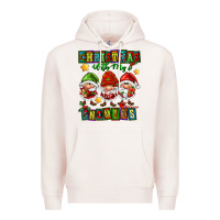 Pale Pink christmas with my gnomies Premium Hoodie - FaDigitalArtStudio