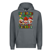 Rock christmas with my gnomies Premium Hoodie - FaDigitalArtStudio