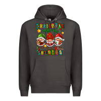 Smoke christmas with my gnomies Premium Hoodie - FaDigitalArtStudio