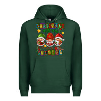 Sports Green christmas with my gnomies Premium Hoodie - FaDigitalArtStudio