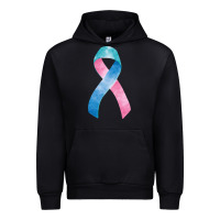 Black thyroid cancer ribbon fa element Urban Hoodie - FaDigitalArtStudio