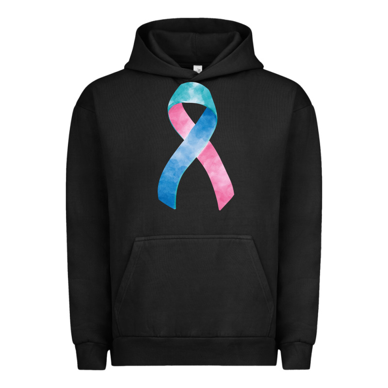 Thyroid Cancer Ribbon Fa Element Urban Hoodie by FaDigitalArtStudio | Teevron