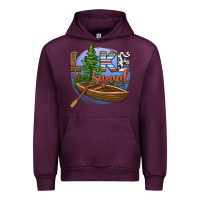 Mauve Wine lake squad Urban Hoodie - HRA Design Shop
