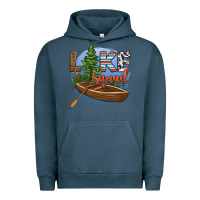 Pigment Midnight Navy lake squad Urban Hoodie - HRA Design Shop