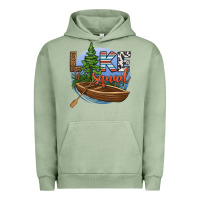 Pigment Oil Green lake squad Urban Hoodie - HRA Design Shop