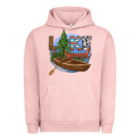 Pigment Salmon lake squad Urban Hoodie - HRA Design Shop