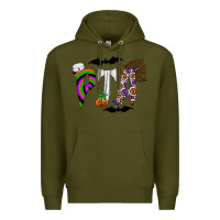 Army Green pta Premium Hoodie - CowhideDigitalArt