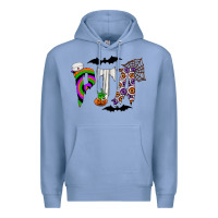 Colony Blue pta Premium Hoodie - CowhideDigitalArt