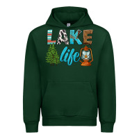 Forest Green lake life Urban Hoodie - HRA Design Shop