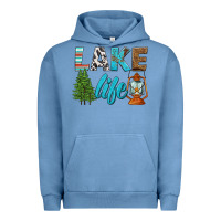 Pigment Pebble Blue lake life Urban Hoodie - HRA Design Shop