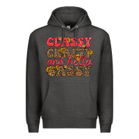 Charcoal Heather classy crafty and hella sassy Premium Hoodie - HRA Design Shop