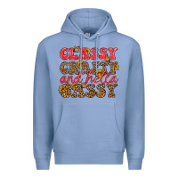 Colony Blue classy crafty and hella sassy Premium Hoodie - HRA Design Shop