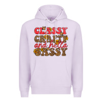Lilac classy crafty and hella sassy Premium Hoodie - HRA Design Shop