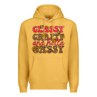 Mustard classy crafty and hella sassy Premium Hoodie - HRA Design Shop