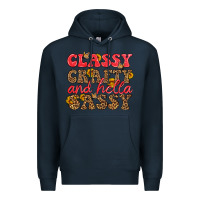 Navy classy crafty and hella sassy Premium Hoodie - HRA Design Shop