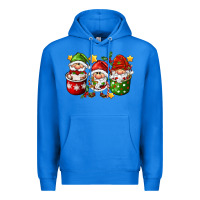 True Royal coffee cup santa gnomies Premium Hoodie - FaDigitalArtStudio
