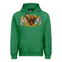 Emerald mom highland cow Urban Hoodie - RacoonDesign