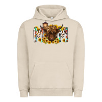 Pigment French Oak mom highland cow Urban Hoodie - RacoonDesign