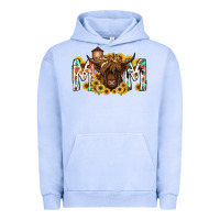 Pigment Grape Ice mom highland cow Urban Hoodie - RacoonDesign