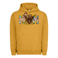 Pigment Peanut Butter mom highland cow Urban Hoodie - RacoonDesign