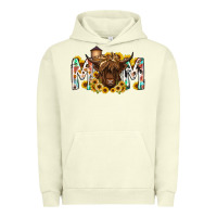 Pigment Pistachio mom highland cow Urban Hoodie - RacoonDesign