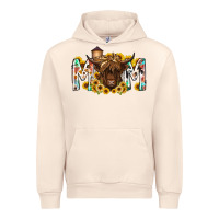 Sandshell mom highland cow Urban Hoodie - RacoonDesign