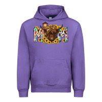 Tulip mom highland cow Urban Hoodie - RacoonDesign
