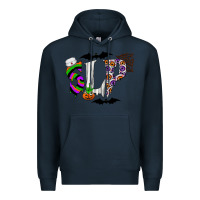 Navy slp Premium Hoodie - CowhideDigitalArt