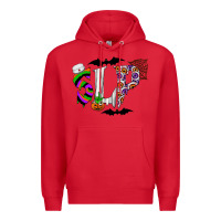 Red slp Premium Hoodie - CowhideDigitalArt
