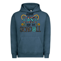 Pigment Midnight Navy happy last schopol Urban Hoodie - CowhideDigitalArt