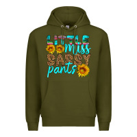 Army Green little miss sassy pants Premium Hoodie - HRA Design Shop