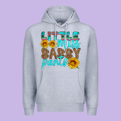 Little Miss Sassy Pants Premium Hoodie Designed By Hra Design Shop