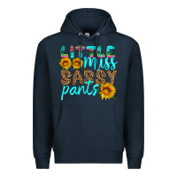 Navy little miss sassy pants Premium Hoodie - HRA Design Shop