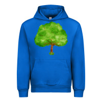 Cobalt tree Urban Hoodie - FaDigitalArtStudio