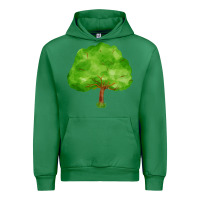 Emerald tree Urban Hoodie - FaDigitalArtStudio
