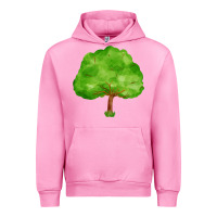 Fuchsia Pink tree Urban Hoodie - FaDigitalArtStudio