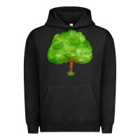 Pigment Black tree Urban Hoodie - FaDigitalArtStudio